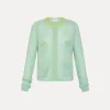 forte_forte alpaca cardigan in light blue breeze^ Knitwear