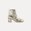 forte_forte ankle boot in crackled leather platino^ Shoes
