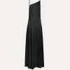 forte_forte asymmetrical satin dress noir^ Dresses