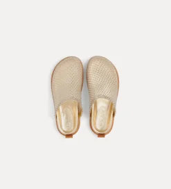 forte_forte backless slipper with diamanté detailing stone^ Shoes