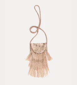 forte_forte bag in micro–sequins rose^ Bags And Belts