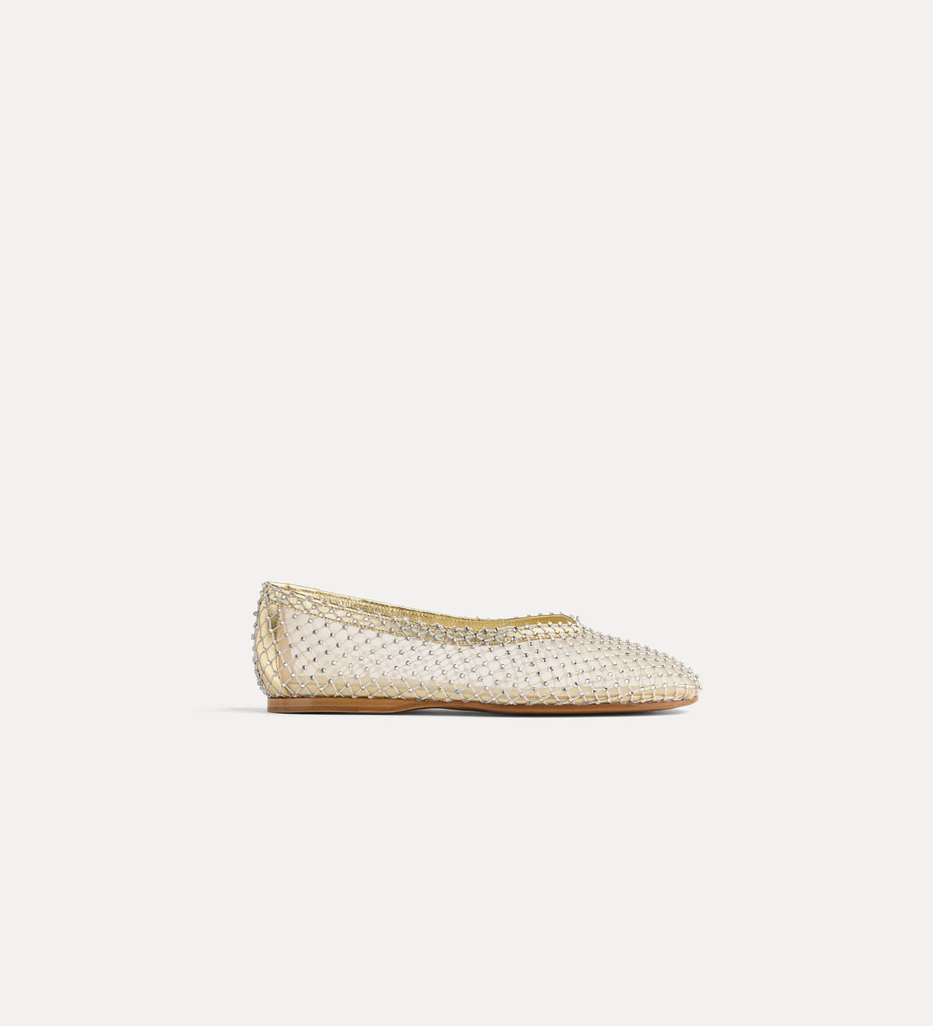 forte_forte ballet flat in diamanté mesh stone^ Shoes