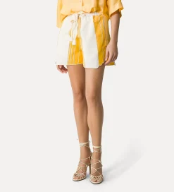 forte_forte bermuda shorts in cotton and linen sole^ Pants