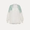 forte_forte bohemian shirt with inlay detailing rugiada^ Shirts