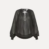 forte_forte boho shirt in black nero^ Shirts