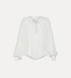 forte_forte boho shirt in white bianco^ Shirts