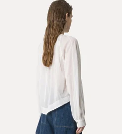 forte_forte boho shirt in white bianco^ Shirts