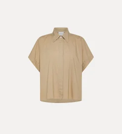 forte_forte boxy–fit shirt dune^ Shirts