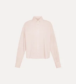 forte_forte boxy–fit shirt in poplin oyster^ Shirts