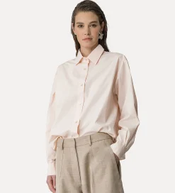 forte_forte boxy–fit shirt in poplin oyster^ Shirts