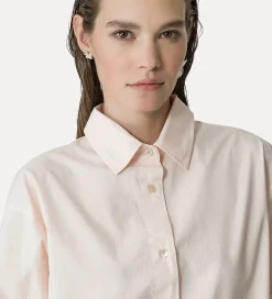forte_forte boxy–fit shirt in poplin oyster^ Shirts