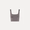 forte_forte bralette in glossy grey jersey lava^ Beachwear And Lingerie | Tops
