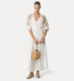 forte_forte bucket bag in leather and crochetwork naturale^ Bags And Belts