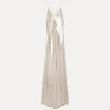 forte_forte chic dress in laminated jersey silver^ Dresses