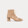 forte_forte chic hand–woven ankle boot rose gold^ Shoes
