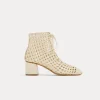 forte_forte chic hand–woven ankle boot ivory^ Shoes