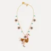 forte_forte collier the “funny ostrich” rose ostrich^ Jewels