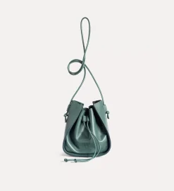 forte_forte compact bucket bag in calfskin olive^ Bags And Belts