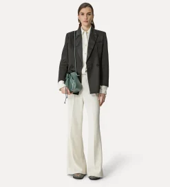 forte_forte compact bucket bag in calfskin olive^ Bags And Belts