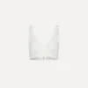 forte_forte cotton bralette bianco^ Beachwear And Lingerie