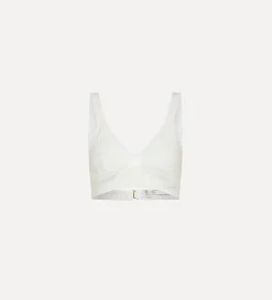 forte_forte cotton bralette bianco^ Beachwear And Lingerie