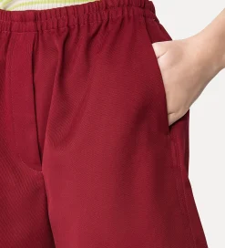 forte_forte cotton shorts ruby^ Pants