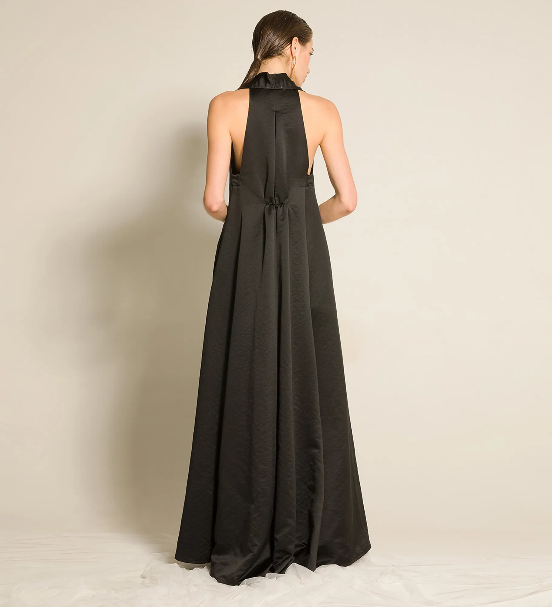 forte_forte couture dress in contemporary duchesse nero^ Dresses