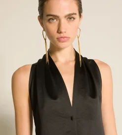 forte_forte couture dress in contemporary duchesse nero^ Dresses