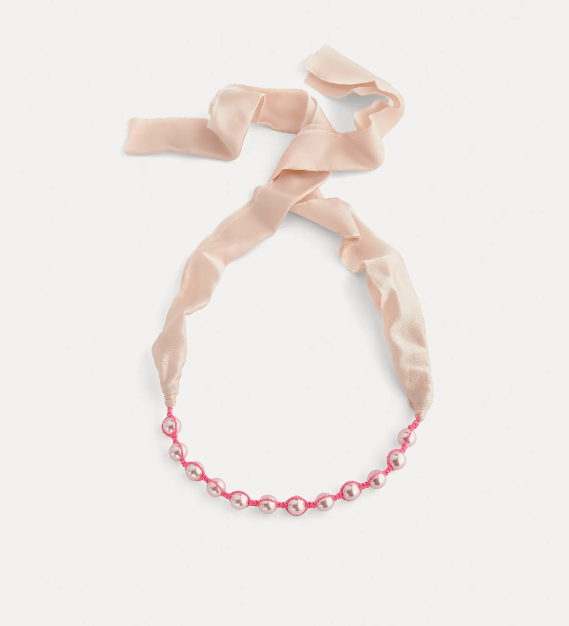 forte_forte crocheted necklace with pearls oyster^ Jewels