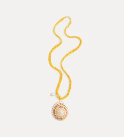 forte_forte crocheted necklace with seashells pistillo^ Jewels