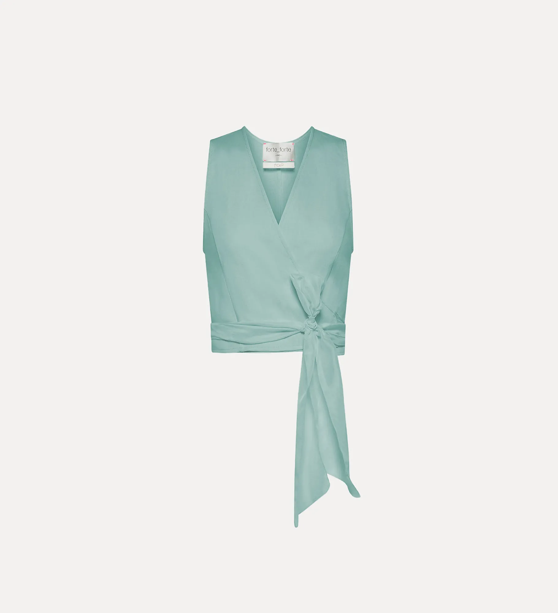 forte_forte crossover top in linen acqua^ Tops