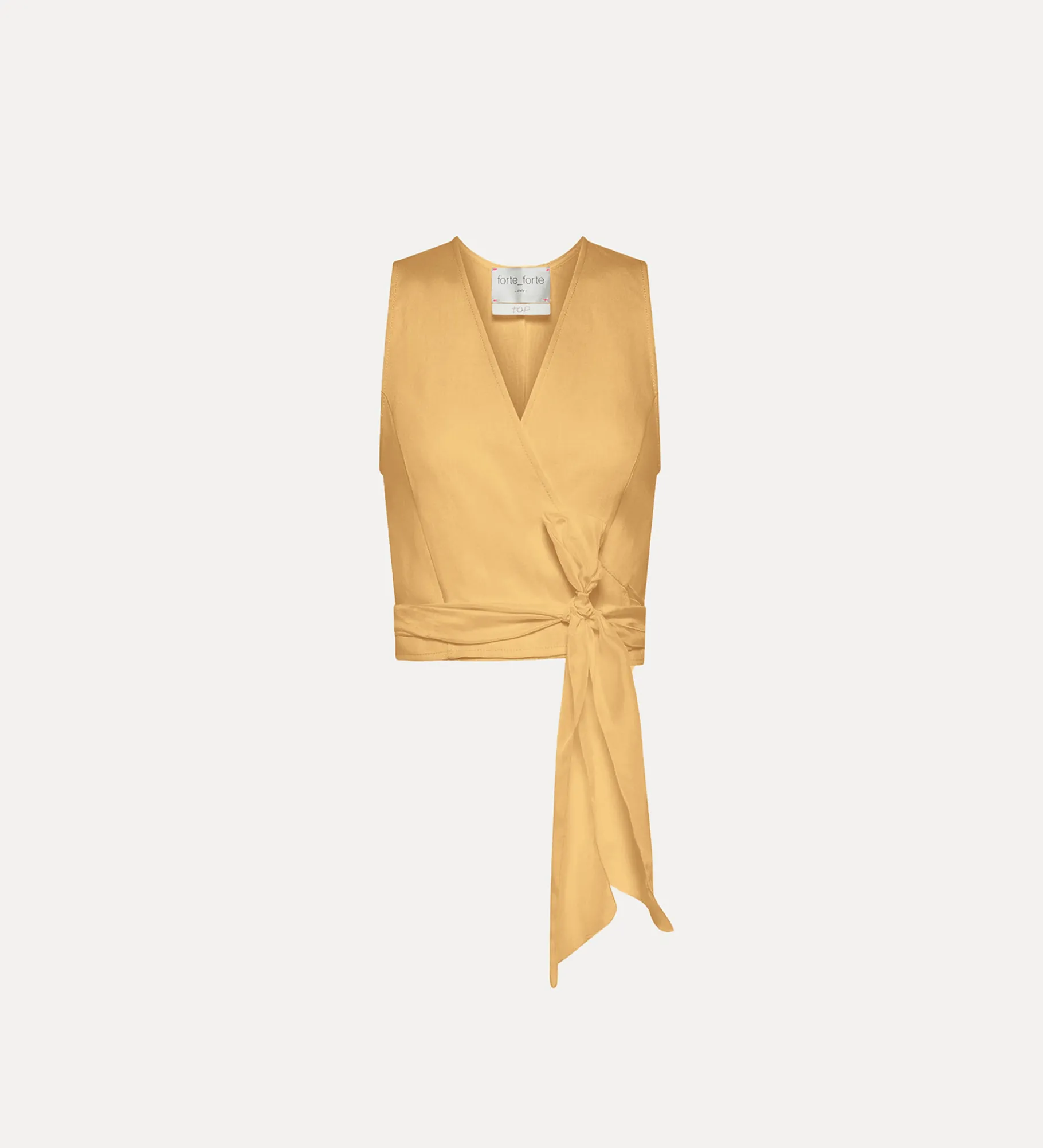 forte_forte crossover top in linen grano^ Tops