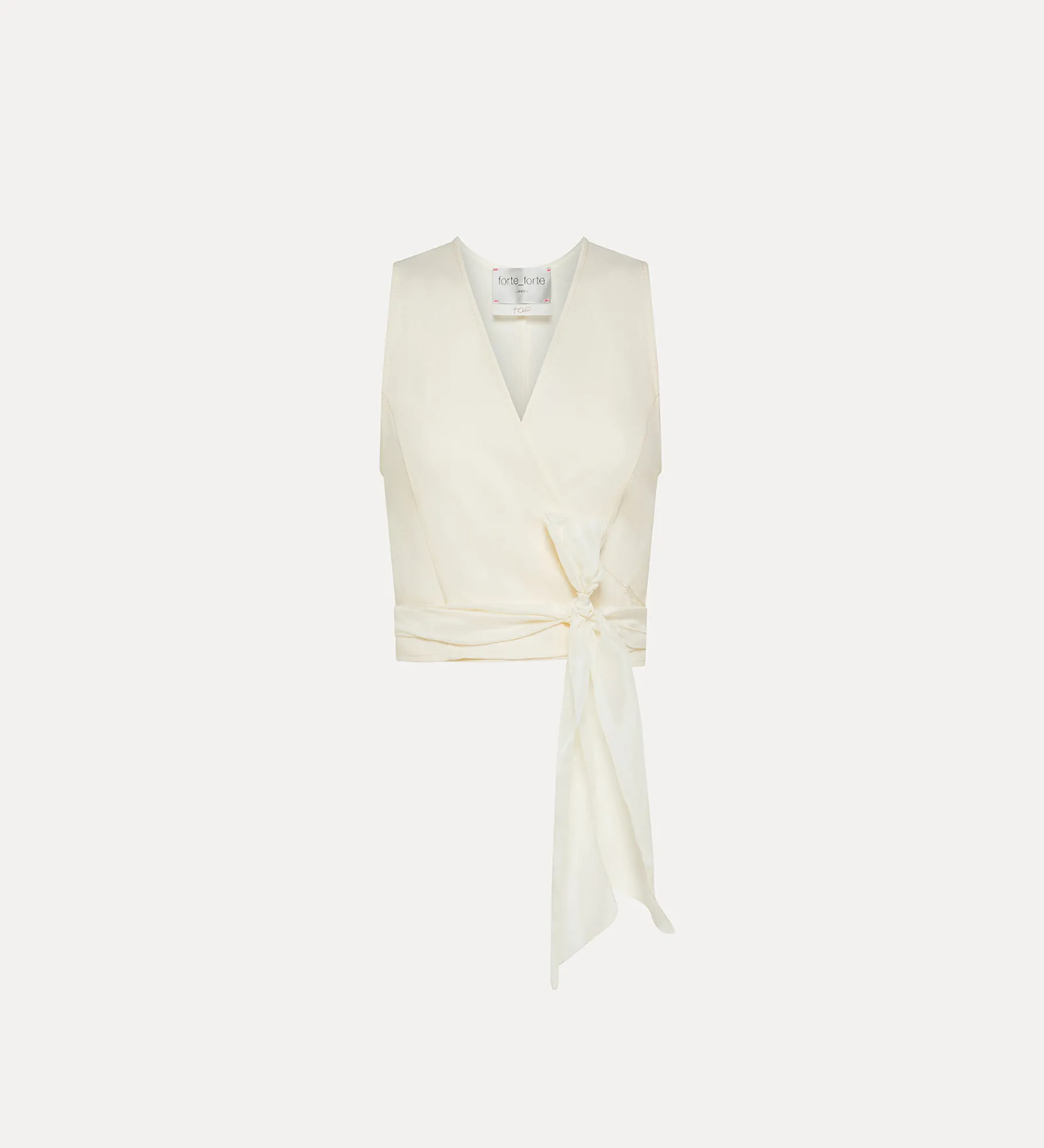 forte_forte crossover top in linen orchidea^ Tops