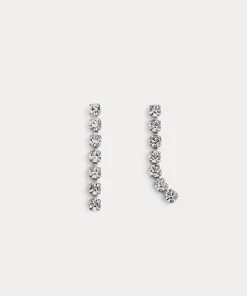 forte_forte dangling earrings with crystal detailing crystal^ Jewels
