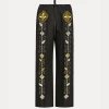 forte_forte drawstring linen trousers for women noir^ Pants