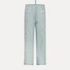 forte_forte drawstring linen trousers for women acqua^ Pants