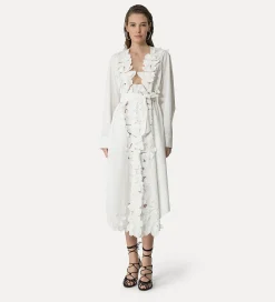 forte_forte dress in cotton poplin bianco^ Dresses