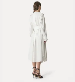 forte_forte dress in cotton poplin bianco^ Dresses