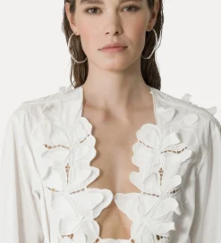forte_forte dress in cotton poplin bianco^ Dresses