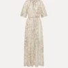 forte_forte dress in printed voile perla^ Dresses