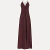 forte_forte dress in pure silk black orchid^ Dresses