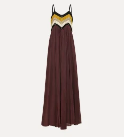 forte_forte dress with crocheted bodice bamboo^ Dresses
