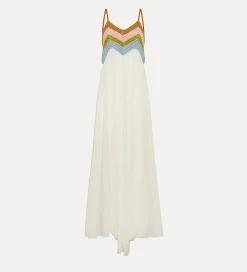 forte_forte dress with crocheted bodice garden^ Dresses