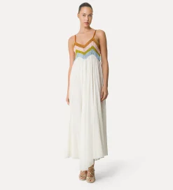 forte_forte dress with crocheted bodice garden^ Dresses