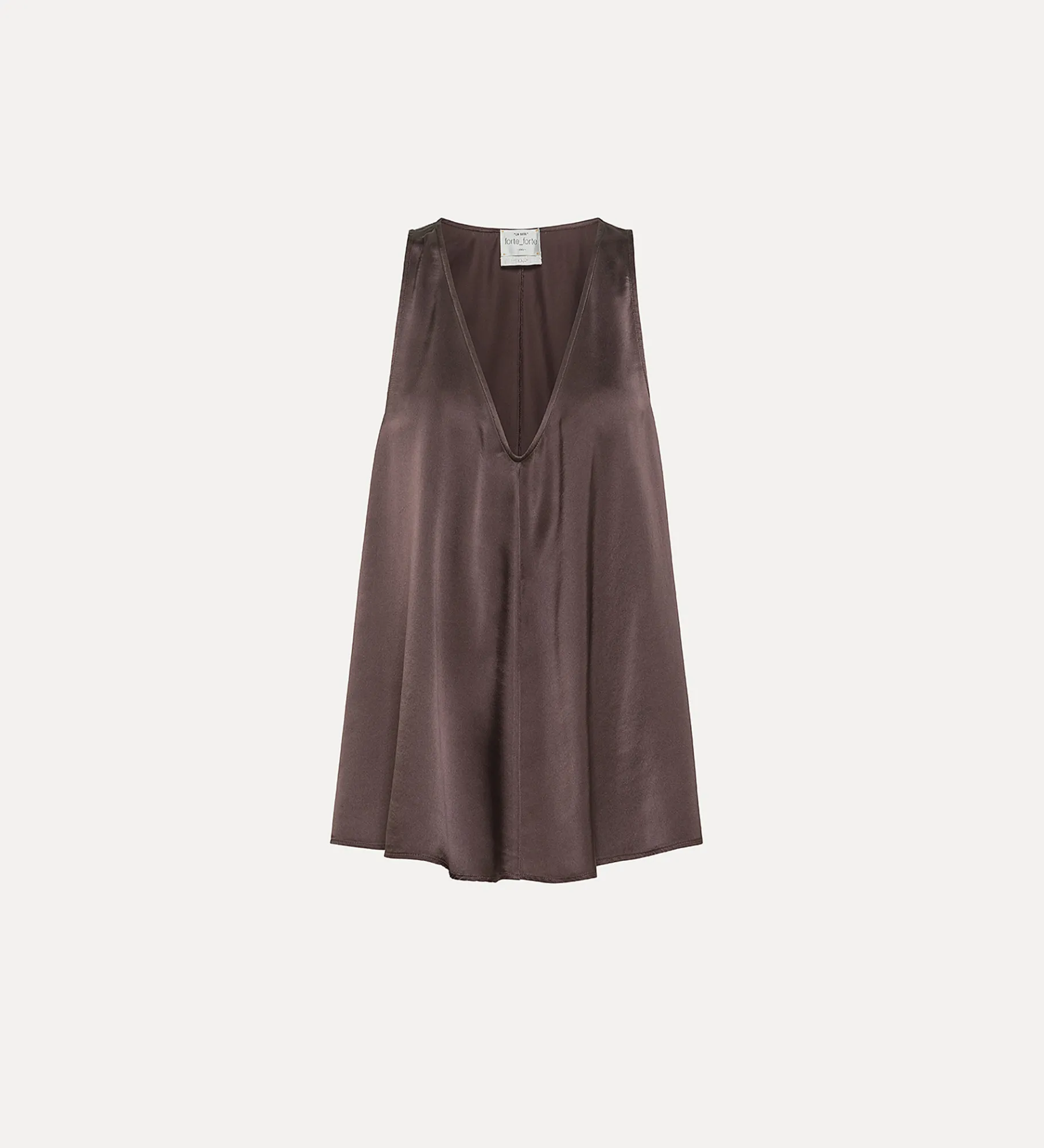 forte_forte elegant top in silk satin lava^ Tops