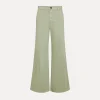 forte_forte essential trousers in brushed cotton twill olive^ Pants
