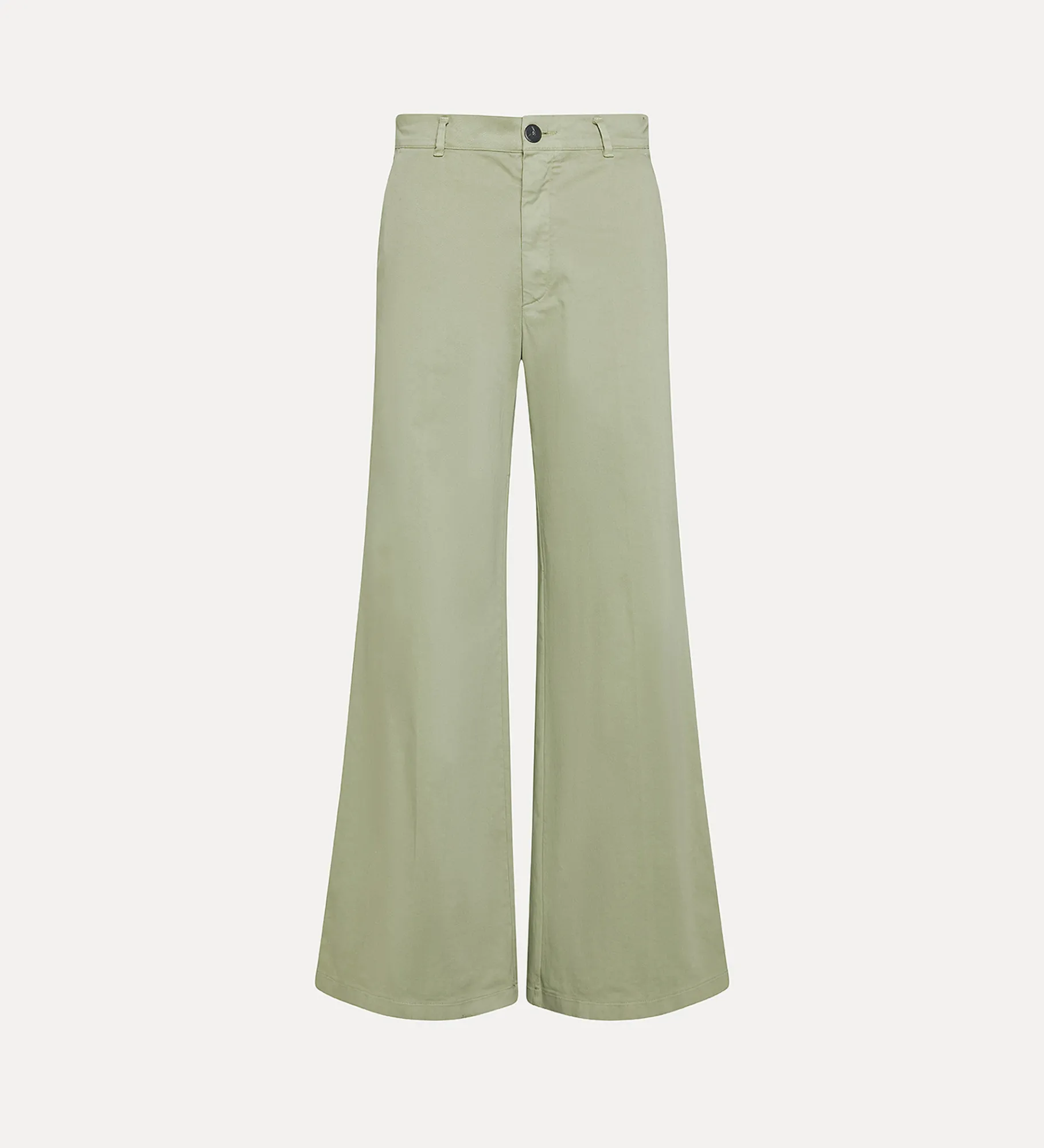 forte_forte essential trousers in brushed cotton twill olive^ Pants