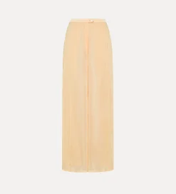 forte_forte flared trousers in cotton–and–silk voile sole^ Pants