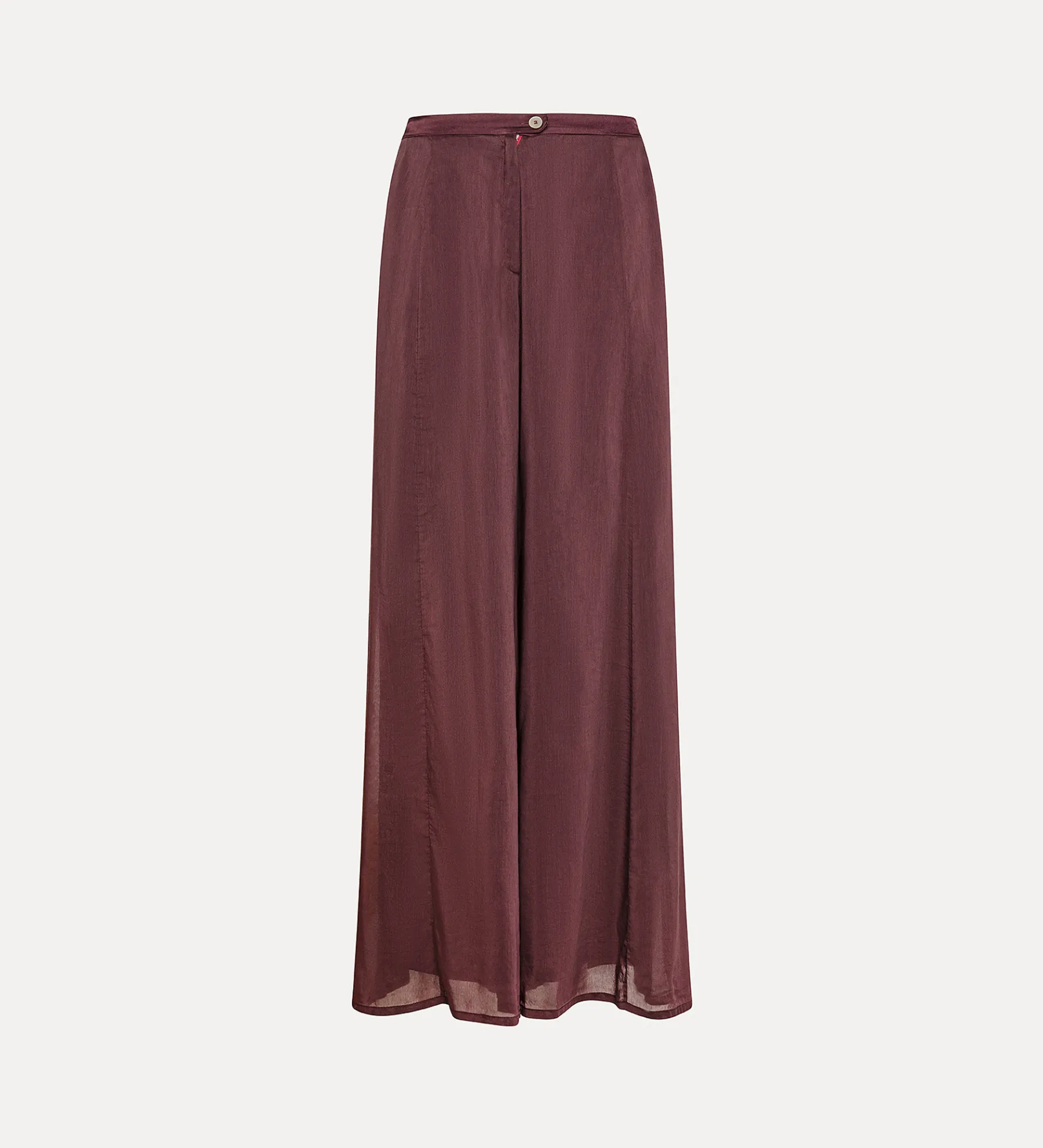 forte_forte flared trousers in cotton–and–silk voile black orchid^ Pants