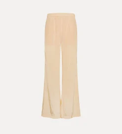 forte_forte flared trousers in satin sole^ Pants